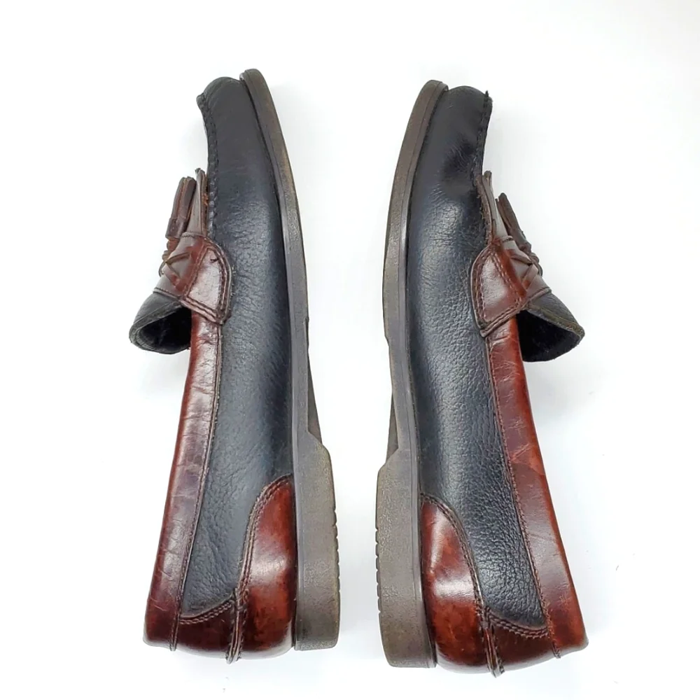 FREEMAN DDF Bert Leather Tassle Loafers EUC